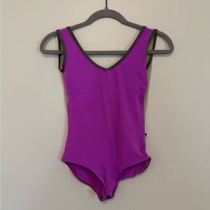 Yumiko “Gina” purple leotard